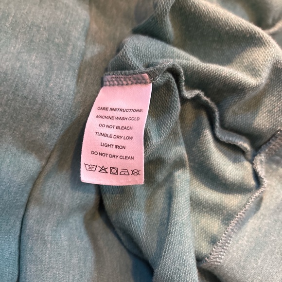 Wanakome Sweatshirt Hooded Pullover 1/2 Zip Long Sleeve Green Women’s Sz XL - Picture 5 of 5